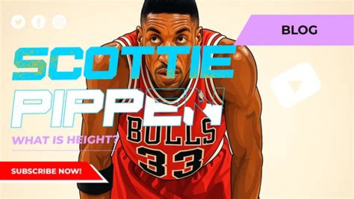Understanding Scottie Pippen: Height And Weight Insights